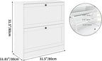 MELL Series Shoe Cabinet with 2 Compartments