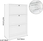 MELL Series Shoe Cabinet with 3 Compartments