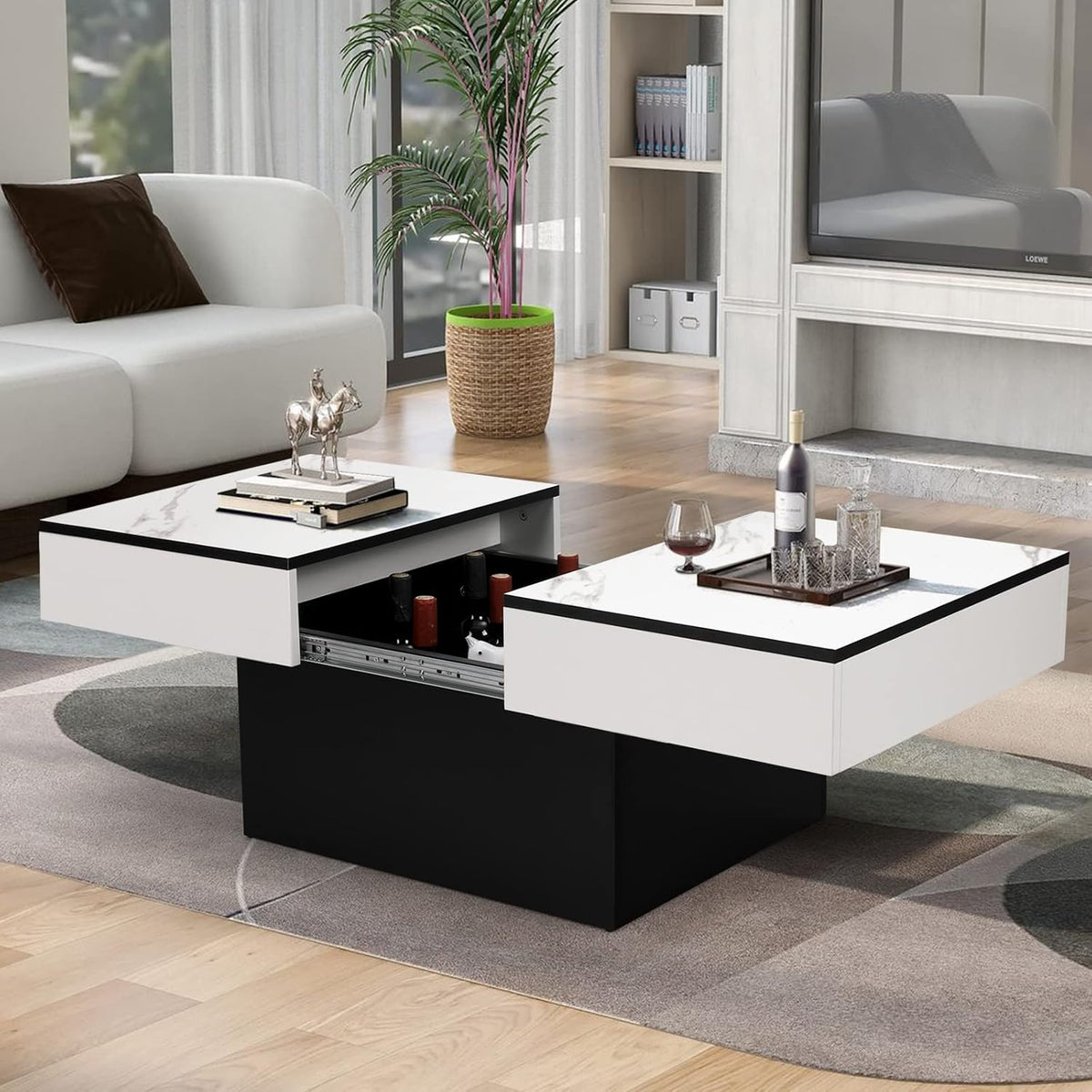 SLIDOR Sliding Storage Coffee Table
