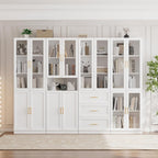 VALORIS Bookcase with Glass Doors
