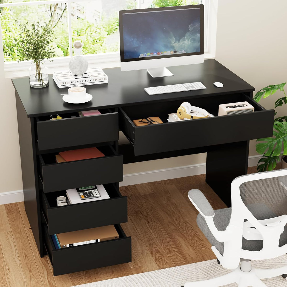 VOWNER Office Desk with Drawers