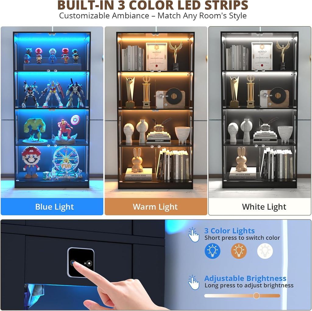 KINETIS Display Cabinet with Lights