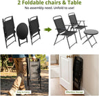 NAREA Folding Table & 2 Chairs Set