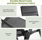 NAREA Set of 2 Folding Camping Chairs