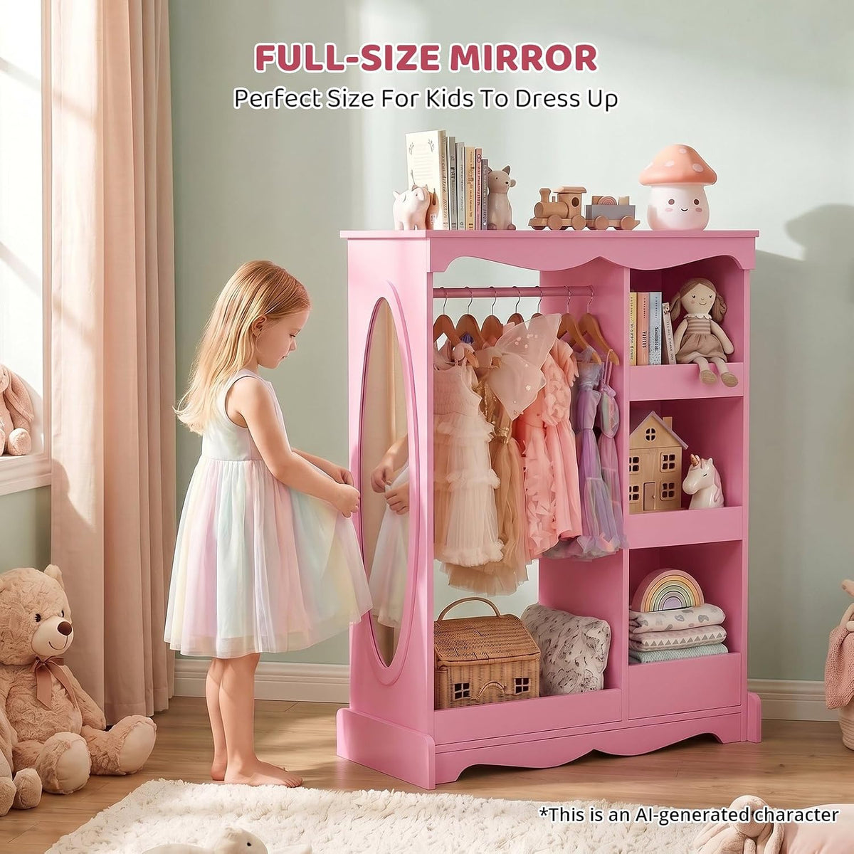 MIKASSA Kids Open Wardrobe