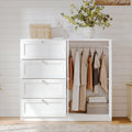 ELARA 43" H Low Armoire Wardrobe Closet