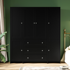 ELARA 63" W Mirrored Armoire Wardrobe