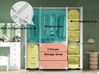 ELARA 63" W Mirrored Armoire Wardrobe