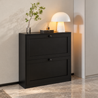 MELL Series 9.4"D Slim Shoe Cabinet with 2 Compartments