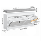 MELL Series Shoe Bench with 2 Compartments