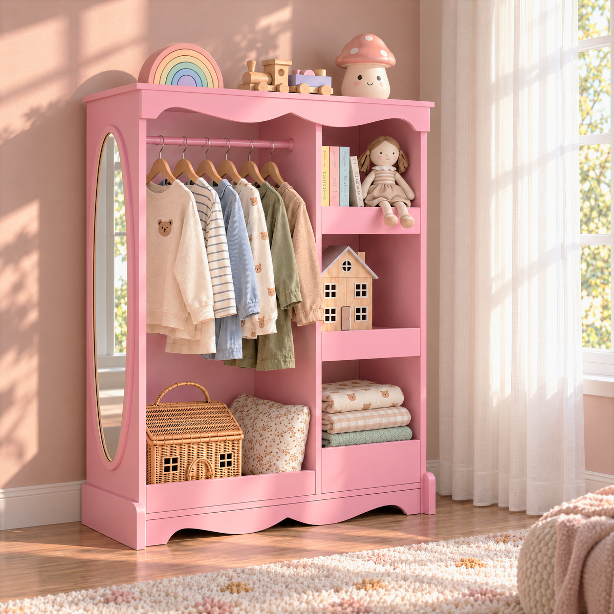 MIKASSA Kids Open Wardrobe