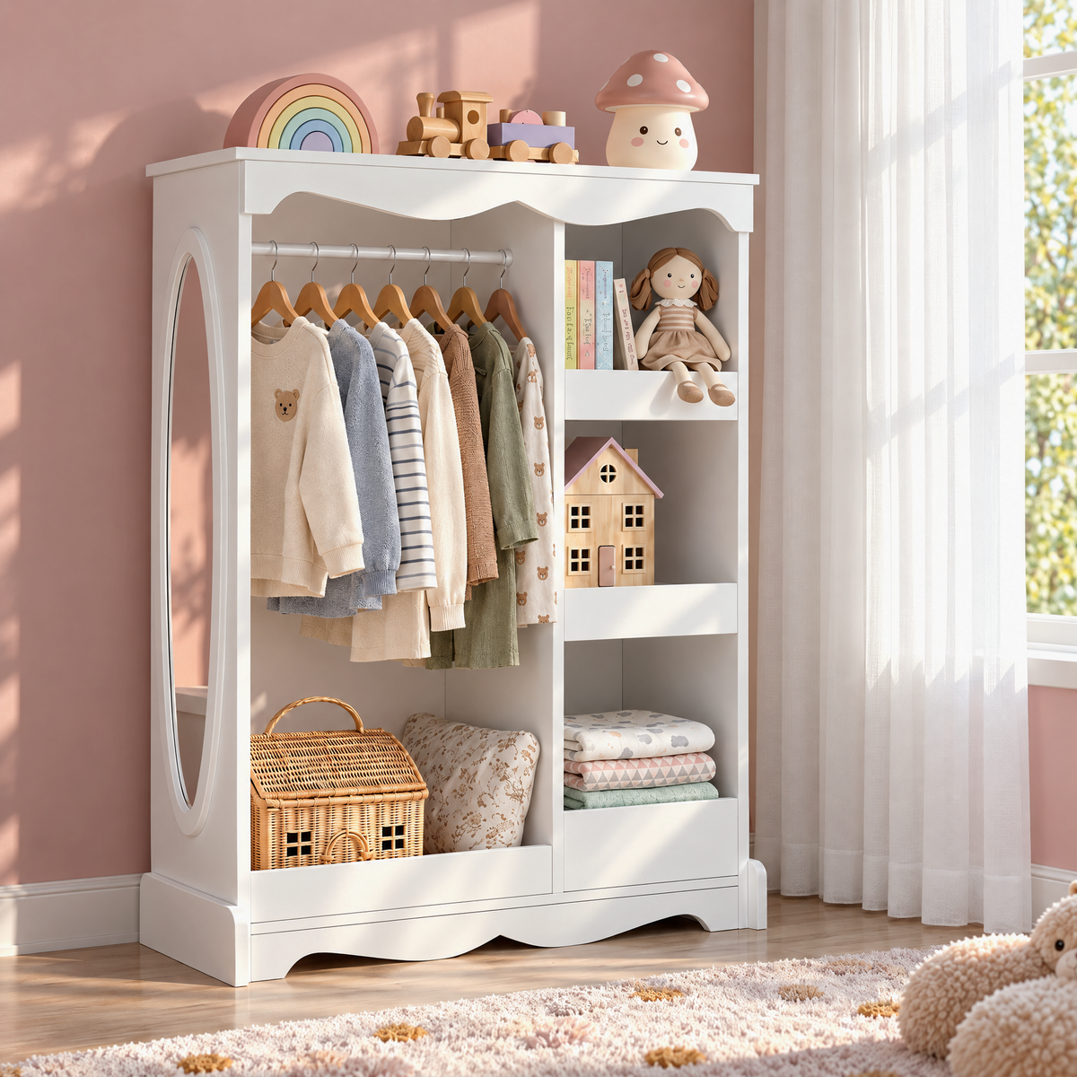 MIKASSA Kids Open Wardrobe