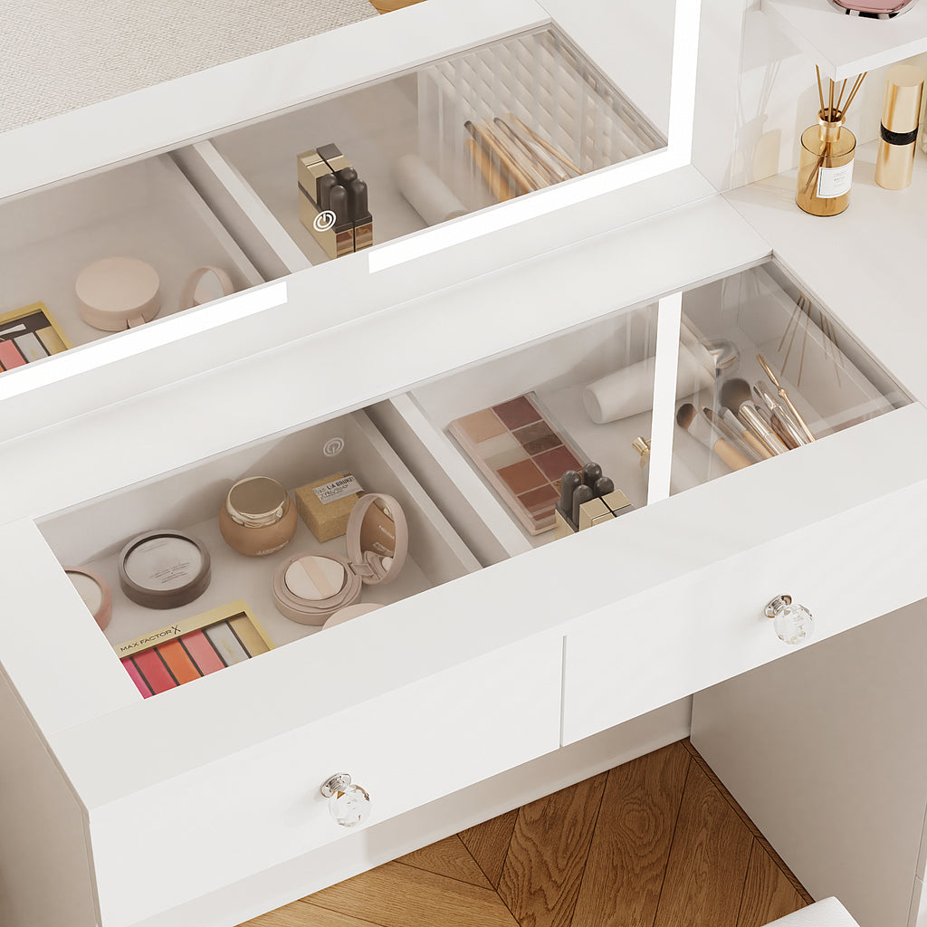 MONO 46.5" Lighted Vanity with Shelves