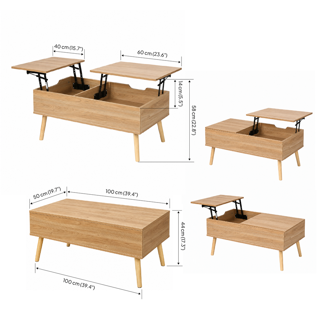 SEPA Dual Lift-Top Coffee Table