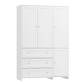 ELARA Mirrored Armoire Wardrobe 47.3" W x 18.9" D x 71" H