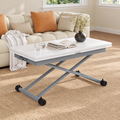 XINNO Height-Adjustable Extendable Folding Coffee Table