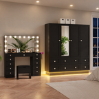 MONROE Mirrored Wardrobe with LED Lights